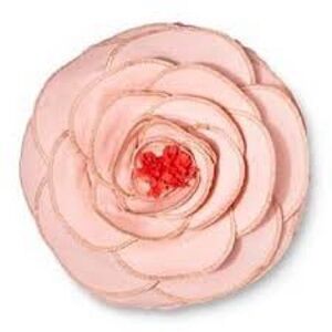 12 inch Elegant Pink Floral Pillow